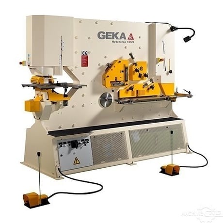8.1" x 8.1" x .8" Geka #Hydracrop-165-SD, Ironworker, 185 Ton, 2-cylinder, 24" throat, 2026 - Image 1