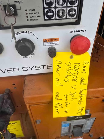 125 KW Generac #4140700600, Nat Gas LP Generator, 1 & 3PH, 340 Hrs, 2004 (3 available) - Image 8