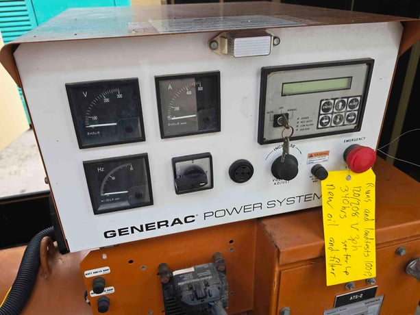 125 KW Generac #4140700600, Nat Gas LP Generator, 1 & 3PH, 340 Hrs, 2004 (3 available) - Image 9
