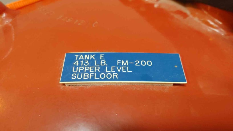 413 lbs. Fenwal, Fire Suppression System, FM-200 Agent - Image 7