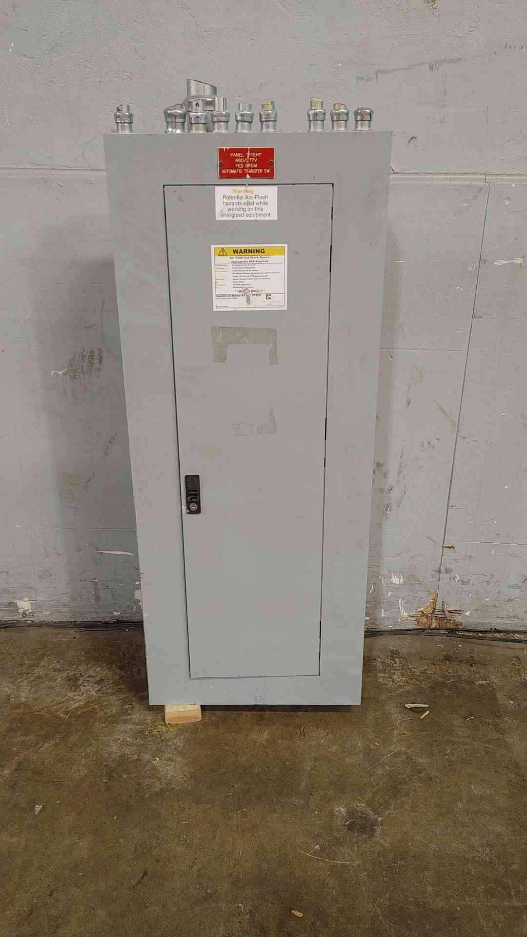 600 Amp, GE A-Series, Panelboard, 480/277 Volts, 3PH, 3W, AF49S w/ Main - Image 2