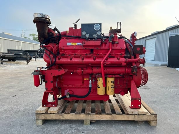 739 HP Caterpillar #3412C Engine, 2100 RPM, 38S Prefix, 1992 - 191 Original Hours - Image 5