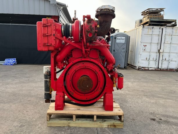 739 HP Caterpillar #3412C Engine, 2100 RPM, 38S Prefix, 2011 - 80 Original Hours - Image 3
