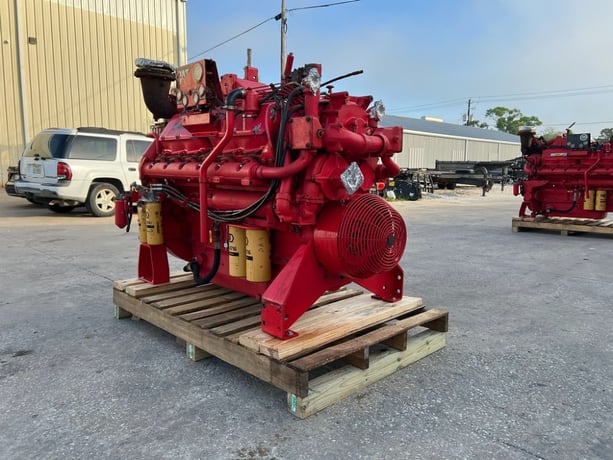 739 HP Caterpillar #3412C Engine, 2100 RPM, 38S Prefix, 2011 - 80 Original Hours - Image 10