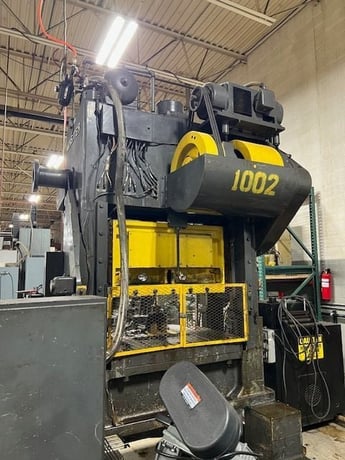100 Ton, Minster #P2-100-48-31 Piece-Maker, straight side double crank, 5" stroke, 18" Shut Height, 4" adj. - Image 9