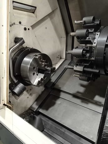 DMG, Mori #NLX-3000/700, CNC turning center, 12" chuck, 16.9" dia., 28.1" lgth, 2-Axis, tailstock, chip - Image 4