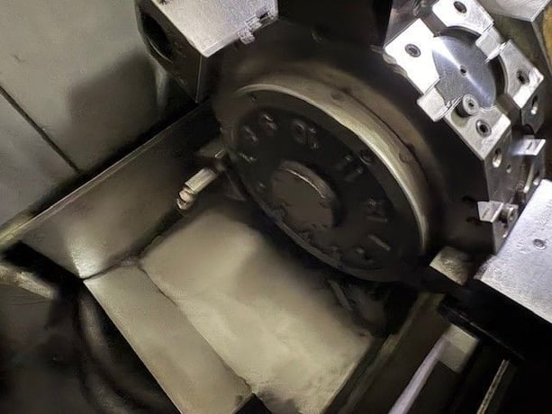 Daewoo Doosan #V400M, CNC lathe, 15" chuck, 12 turret, 2012 - Image 5