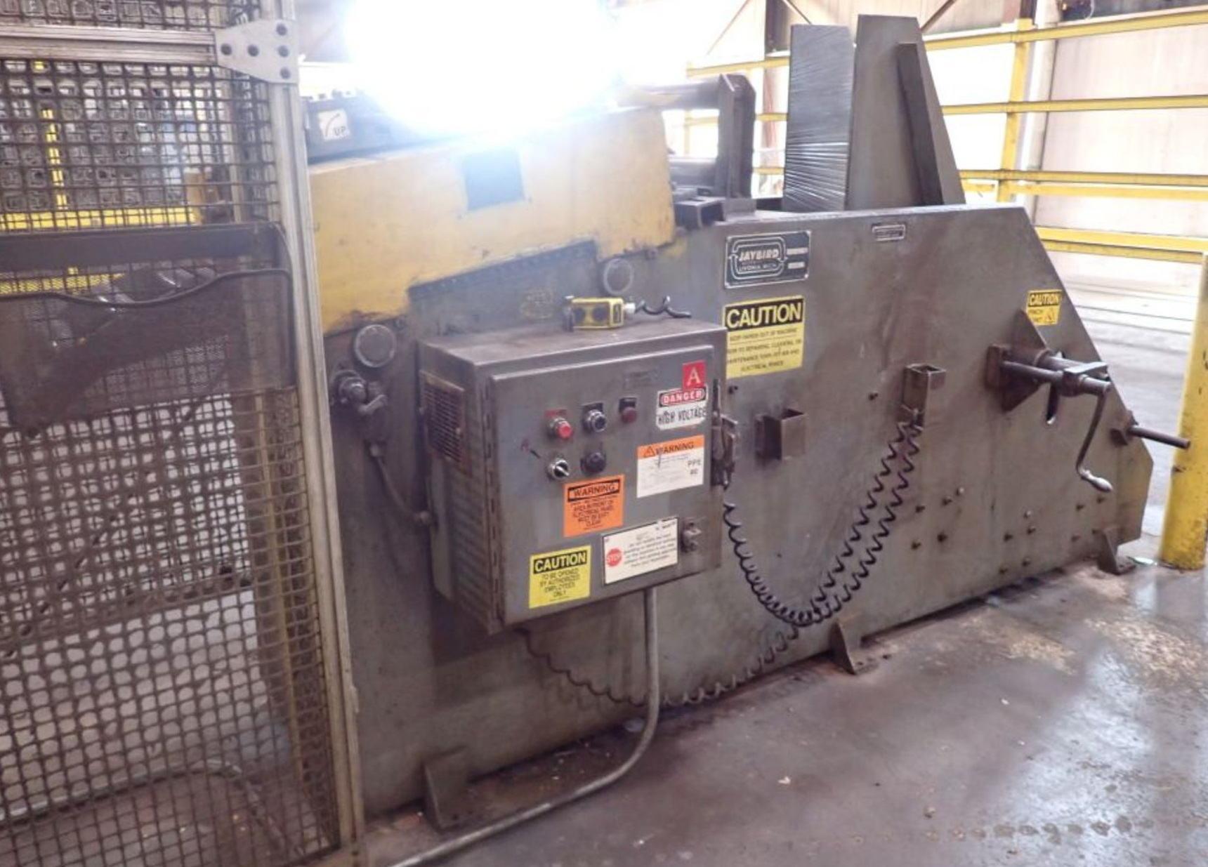 10000 lb. Jaybird, coil cradle & straightener, 12" x .187" stock, 60" outside dimension, 7-roll straightener - Image 2