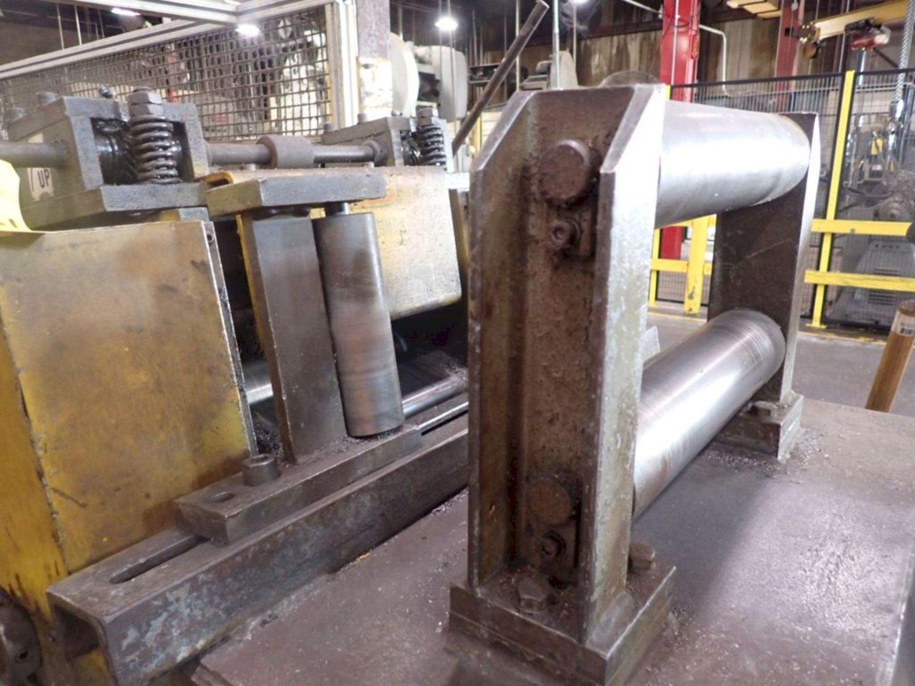 10000 lb. Jaybird, coil cradle & straightener, 12" x .187" stock, 60" outside dimension, 7-roll straightener - Image 7