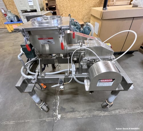 Fitzpatrick #FitzMill-DKASO6, Hammer Mill, Stainless Steel, w/ Screw Feeder & explosion proof Motor, casters - Image 3