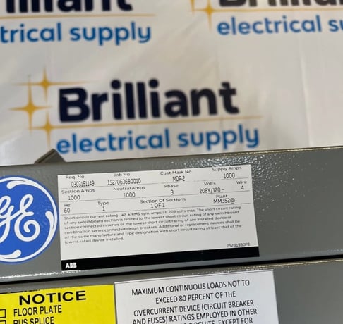 1000 Amps, ABB, ReliaGear SB Indoor Low-Voltage Switchboard, 4-wire, 208Y/120 Volt, 3PH - Image 3