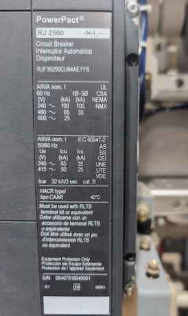 2500 Amps, Square D, QED Low-Voltage Switchboard, 4-wire, ERMS trip unit, 480/277 Volt, 3PH - Image 8