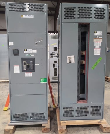 800 Amps, Square D, QED I-Line Low-Voltage Power Distribution Switchboard, molded case main breaker - Image 1