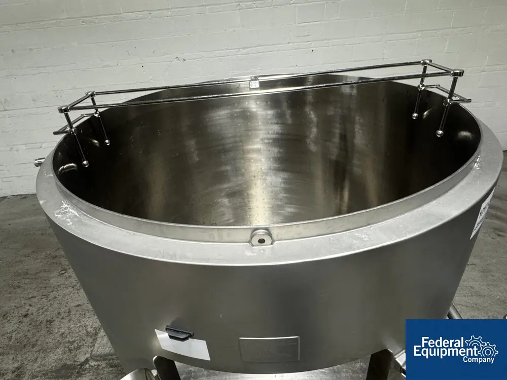 528.3 gallon Pall Life Sciences, Single Use Mixer System, 304 Stainless Steel, open top, flat bottom, 90 - Image 6