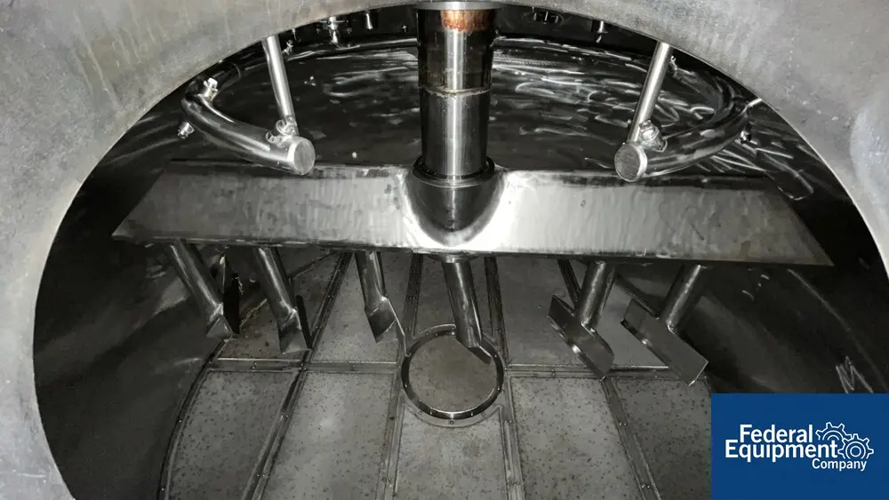 64.6 sq.ft. Rosenmund #Paddle, Nutsche Filter, Stainless Steel, 50/150 psi, 1988 - Image 7
