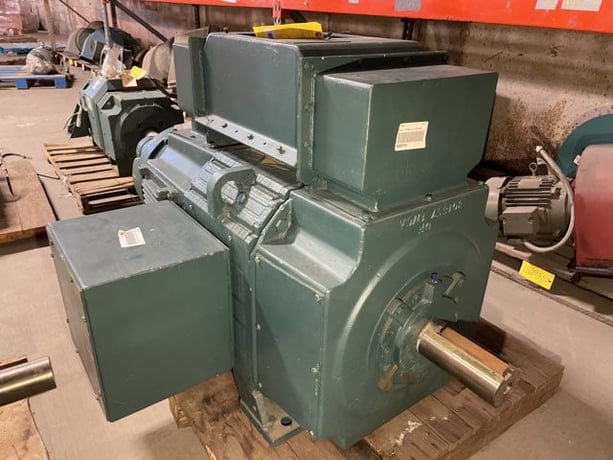 100 HP 1200 RPM Reliance, Frame B506ATZ, TEAOBB, 500 VA, 300 VF - Image 3