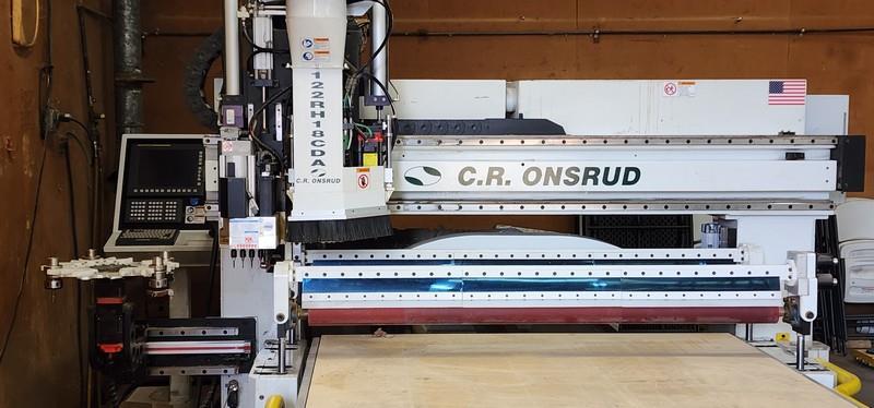 Onsrud #122RH18CDA, CNC Router w/Roller Hold-Down, 5' x 10' Work Envelope, 10 HP, 24000 RPM, 12-Tool ATC, 2017 - Image 2
