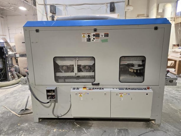 53" Loewer #DiscMaster, Denibbing Sander, (3) Sanding Stations, (16) 9.75" diameter Discs, (2) 16" diameter - Image 1
