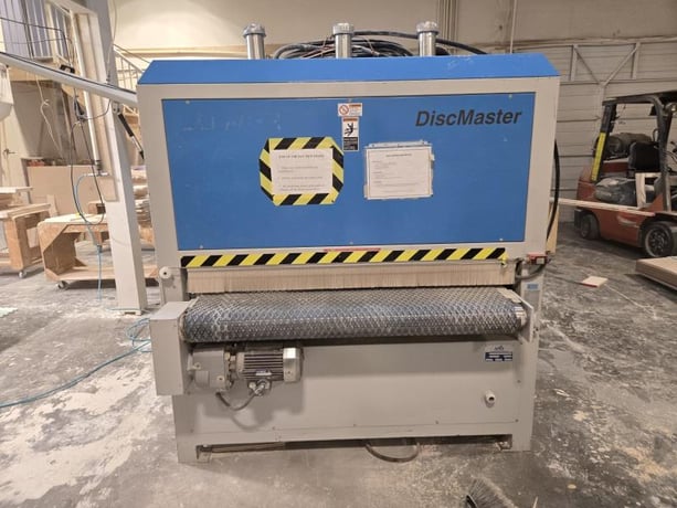 53" Loewer #DiscMaster, Denibbing Sander, (3) Sanding Stations, (16) 9.75" diameter Discs, (2) 16" diameter - Image 3