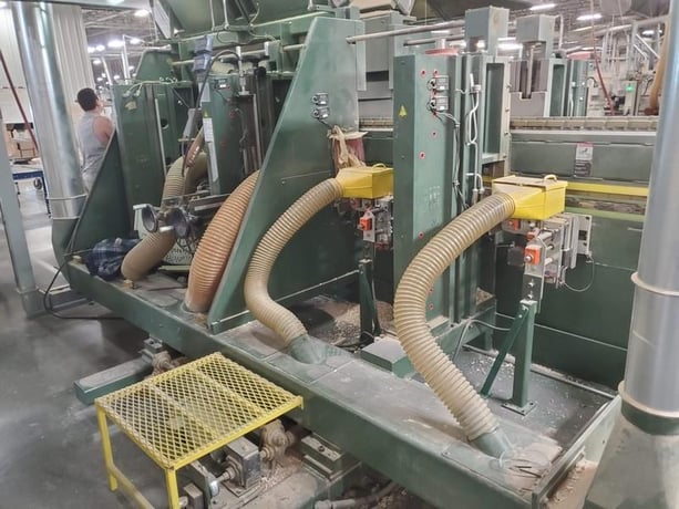 Mereen-Johnson #2050, Double End Tenoner, 10-Head, 96" max Opening, 30" Infeed, 6" max Thickness Opening, 7" - Image 7
