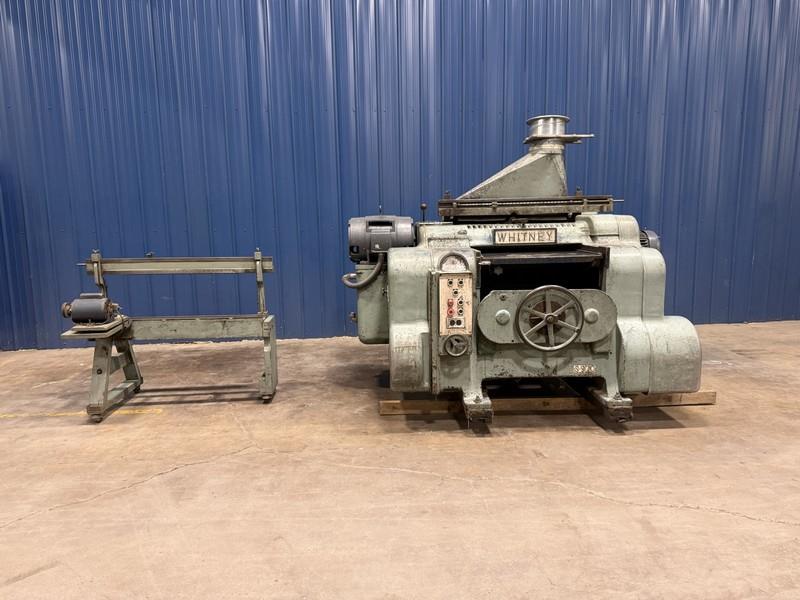 30" x 7" Newman/Whitney #S-970, Double-Sided Planer, (8) Powered Feed Rolls, (2) Top Infeed Rolls, 33-98 FPM - Image 3