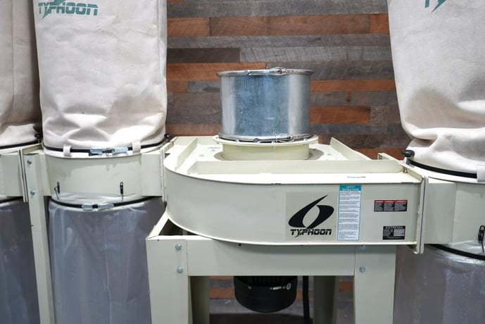 8975 cfm Extrema #DC-3200S-Typhoon, Fabric Filtration Modular Dust Collection System, (5) Fabric Filter Top - Image 3