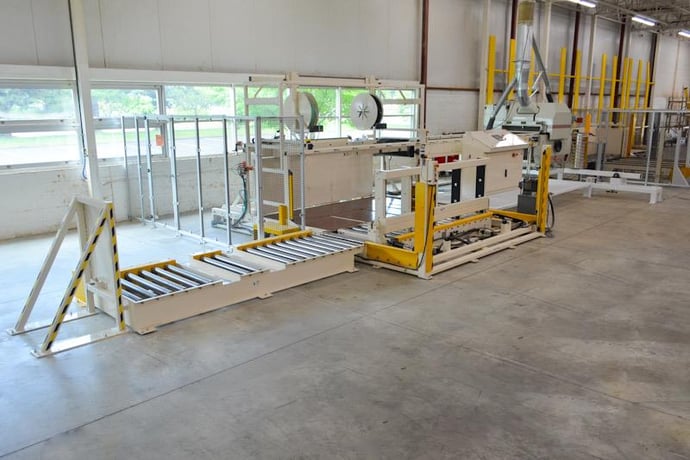 Choice Machinery Group #C12XX, Rip Saw Material Handling System, 24"-27" width x 36"-109" L x 0.5"-1.13" - Image 2