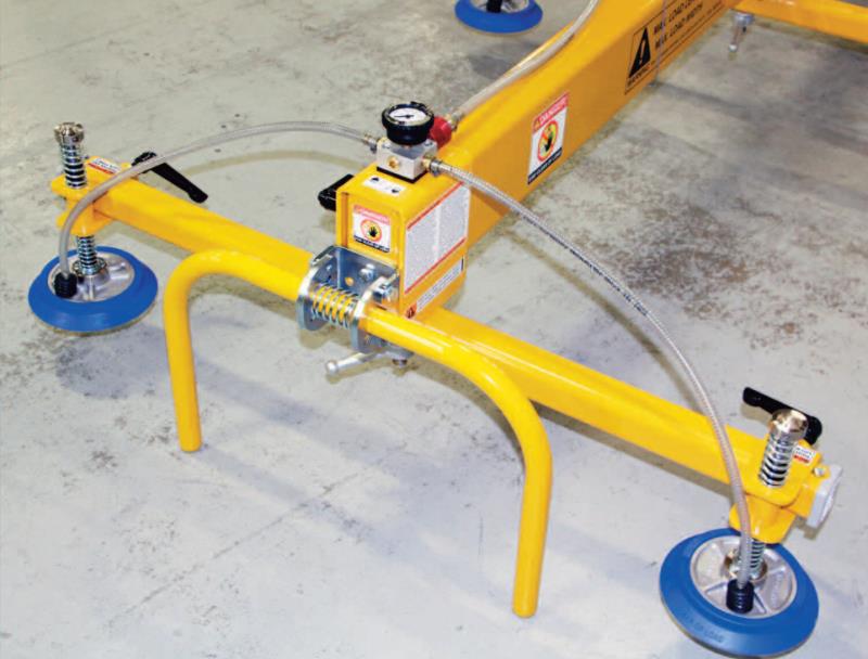 750 lb. Anver #AT-75M3-110, Vacuum Lift w/Powered Tilt, (3) 12.6" diameter Suction Pads, 115" L Beam, 10.5 - Image 2