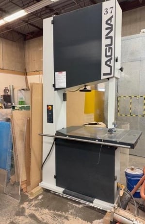 36" Laguna #LT37, Welded Steel Bandsaw, 37" Wheel diameter, 261" L x 1/8" -2" width Blade Size, 31" x 50" - Image 1