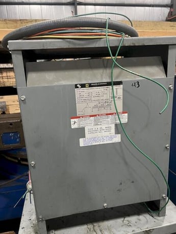 30 KVA 480 Primary, 208Y/120 Secondary, Square D 30T3H, transformer - Image 1
