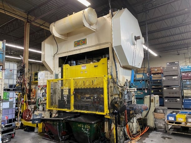 400 Ton, CCI, 12" stroke, 26" Shut Height, 98" x 48" bed, 20-40 SPM - Image 1