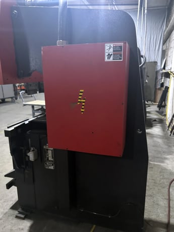 80 Ton, Amada #RG80S, hydraulic press brake, 8' overall, 80.8" between housing, 3.94" stroke, 15.76" throat - Image 6