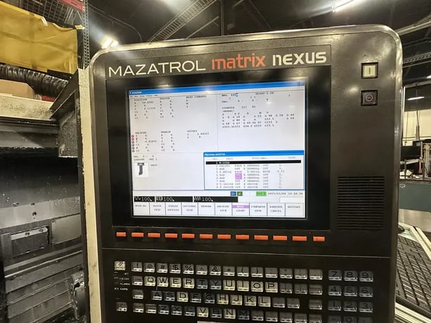 Mazak #QTN-250MSY, multi spindle lathe, 26.5" swing, 10" chuck, 3" bar, 21.2" centers, tool presetter - Image 2