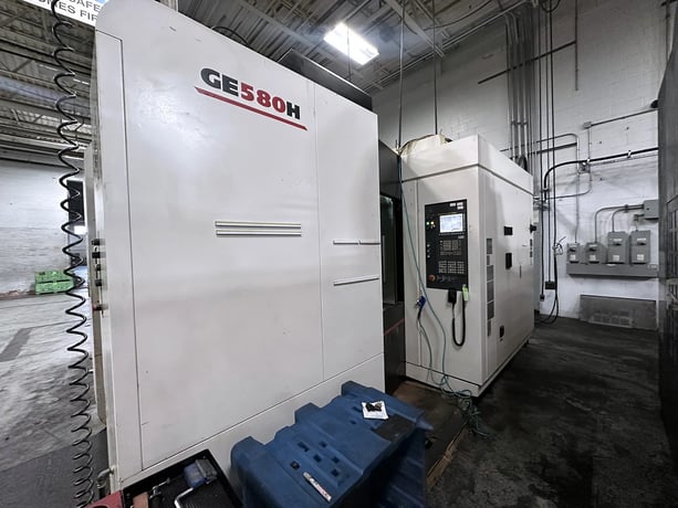 Enshu #GE580H, CNC horizontal machining center, 40 automatic tool changer, 31.5" X, 31.5" Y, 32.7" Z, 10000 - Image 2