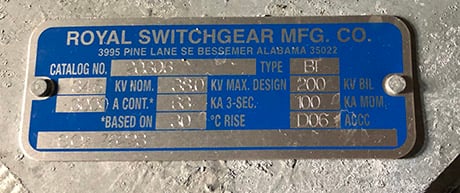 3000 Amp, ROYAL, No. BT 20306, 34500 V, HOOK STICK - Image 2