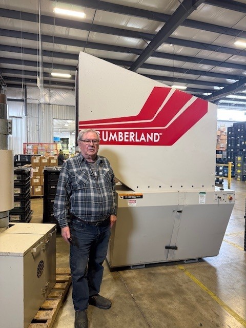 16" x 40" Cumberland #1640X, granulator, 30 HP, 3 knife open rotor, 2 bed knives, hydraulic hopper tilt, 2007 - Image 6