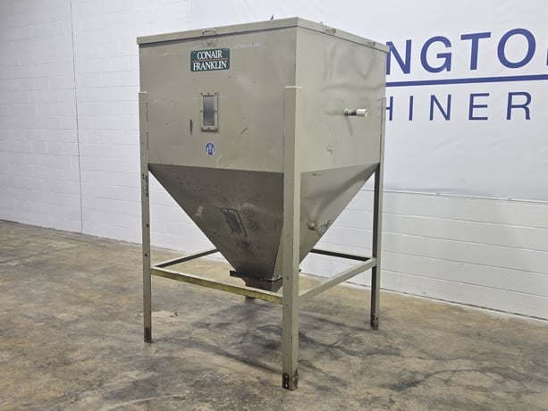 72 cu.ft. Conair, surge bin, 54" L x 54" W vessel, 36" H straight side, 36" H angled side, 5" diameter - Image 3