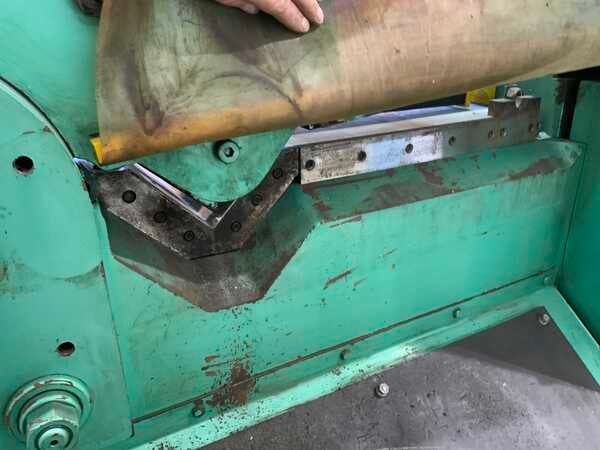 6" x 6" x 5/8" Piranha #PII-110, hydraulic ironworker, 110 ton, 20.5" throat, 15 HP, joystick ctyrls, 2005 - Image 7