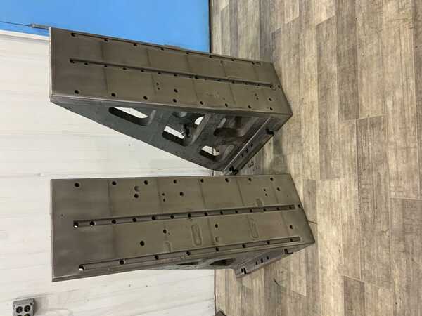 14-1/4" x 44-1/4" x 28-1/2" Angle plates, tapped holes, set - Image 2