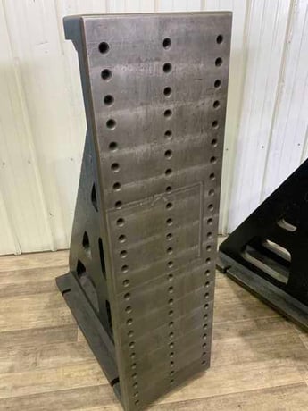 15-1/4" x 52-1/2" x 35" Angle plates with tapped holes, set - Image 6