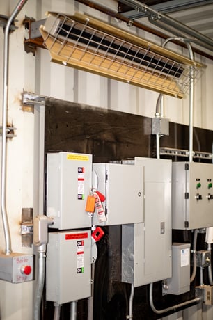 80 HP Williams & Davis, mobile boiler room, 2-pass, dry back design steam boiler, enclosure - Image 4