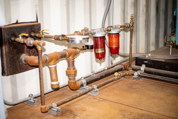 80 HP Williams & Davis, mobile boiler room, 2-pass, dry back design steam boiler, enclosure - Image 5