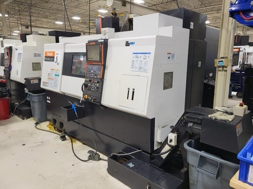 Mazak #INTE100-4S, CNC Multi-tasking Turning Center, 6000 RPM, 7.5 HP, 40 ATC, Matrix cnc, Chip Conv., 17488 - Image 4