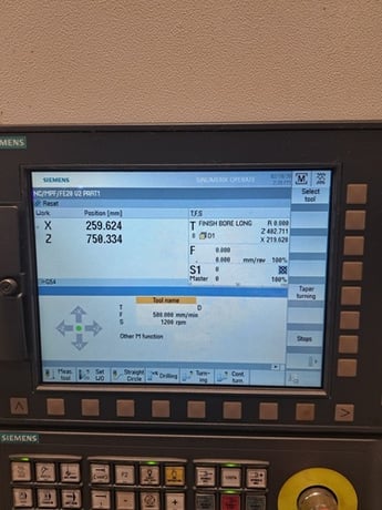 Romi #C-420, Combination Manual & CNC Lathe, 16.9" swing, 39" centers, 7.9" swing over cross slide, 3500 RPM - Image 6