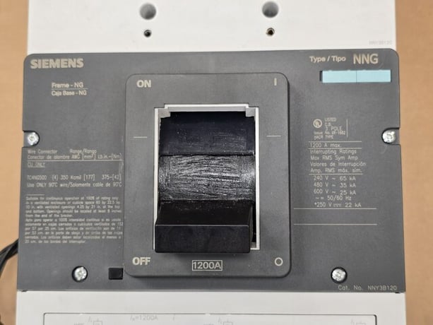 1200 Amp. Siemens #NNY3B120, Bolt On Circuit Breaker, 600 VAC, 25kA, 3P - Image 3