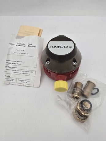 Honeywell #Amco-92139, Direct Read Oil Meter, USG 15, 1/2" Elster Inline Flow Heat, unused - Image 1