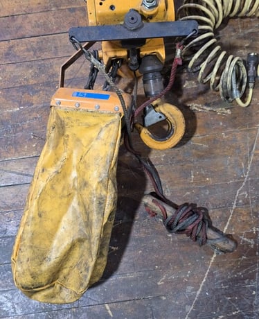 .5 Ton, Harrington #TCR-500C, Pneumatic Air Hoist, 60-90 PSI, 410-620 kPa - Image 6