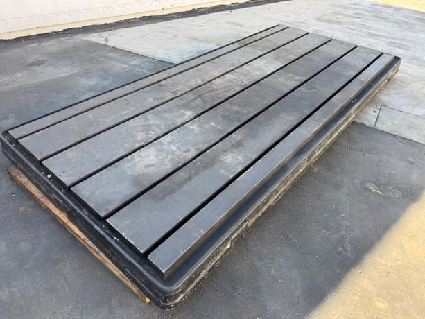 55" x 132" x 6" Thick Cast Floor Plate - Image 1