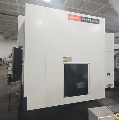 Mazak #VCN-700E/40-II, 4 Axis vertical machining center w/Nikken 302MA CNC Rotary Table, 80" X, 27.6" Y - Image 4