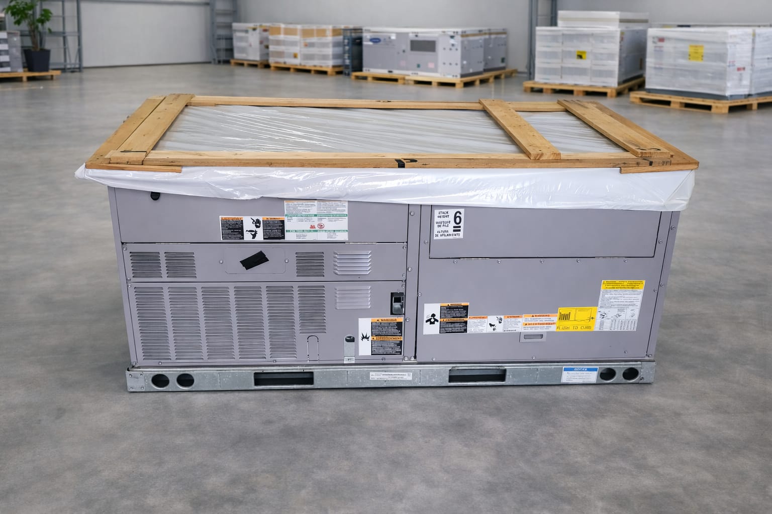 3 Ton, Carrier #Weathermaster, RTU package unit, gas heat, R410a, 460 V., new - Image 10